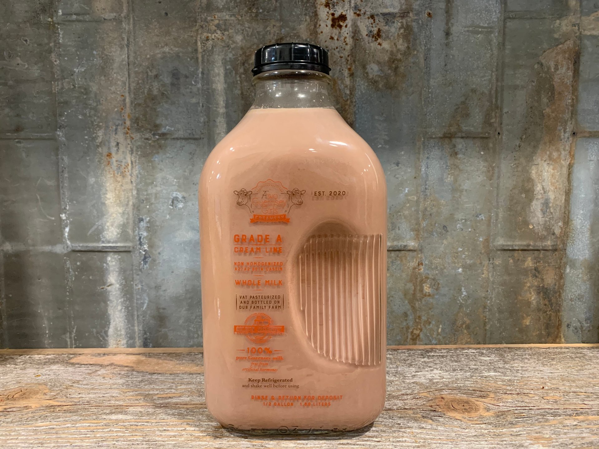 A2 Cream line milk on Farmish